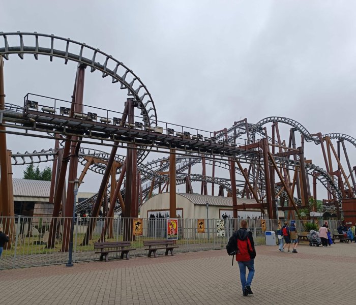 Movie Park Germany rollercoaster